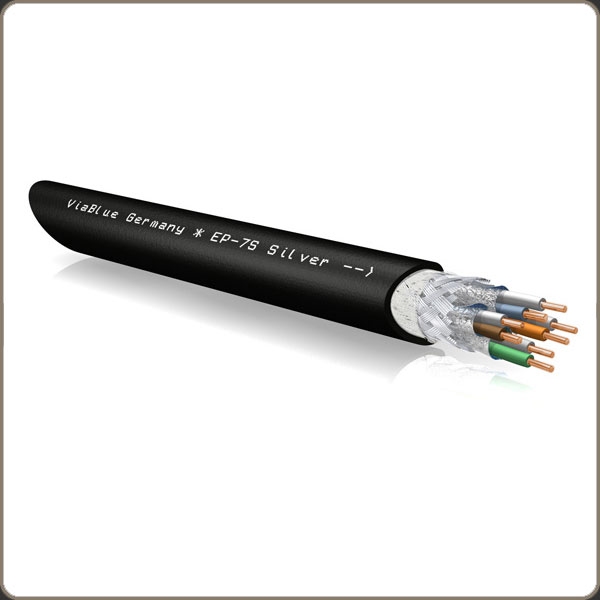 Viablue EP-7S SILVER CAT 7 ETHERNET CABLE