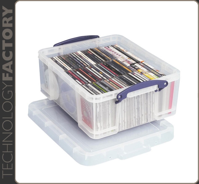 Really Useful Box 35 Liter – Rot, 48x31x39 Cm, Stapelbar, Mit Bügelverschlüssen