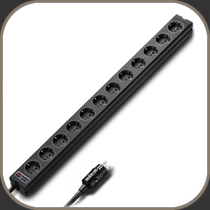 Kemp Power Bar 12-way with 1M High Cable