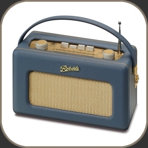 Roberts Radio Revival FM Real Leather Jaguar Blue