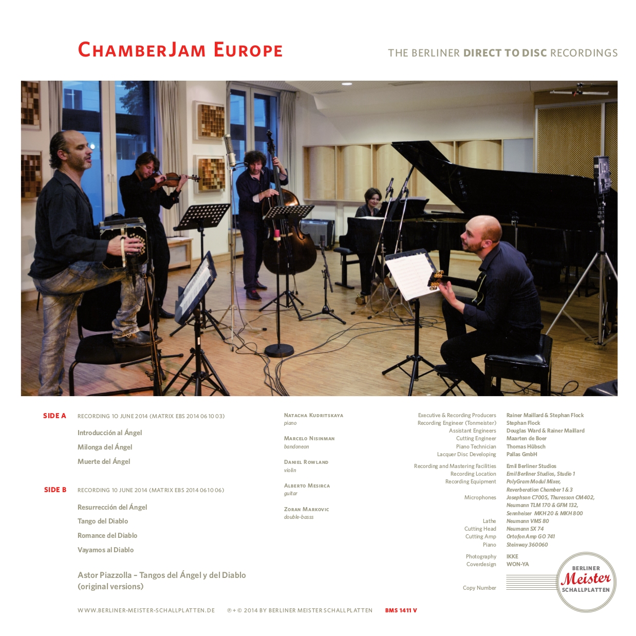 ChamberJam Europe - Astor Piazolla Tangos