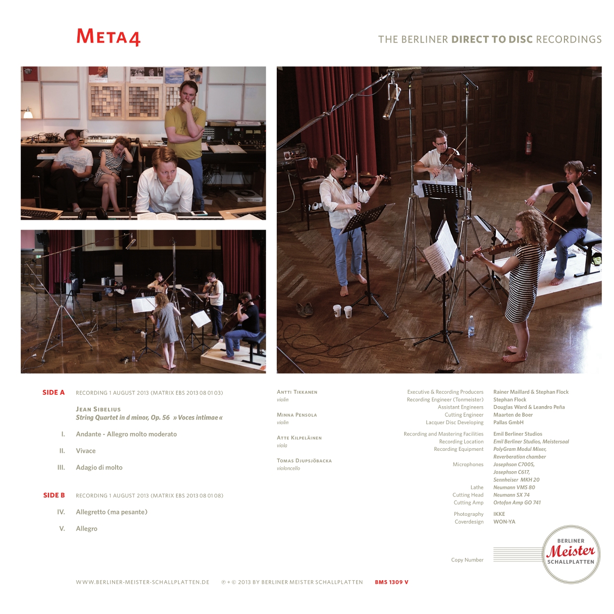 Meta 4 - Jean Sibilius String Quartet