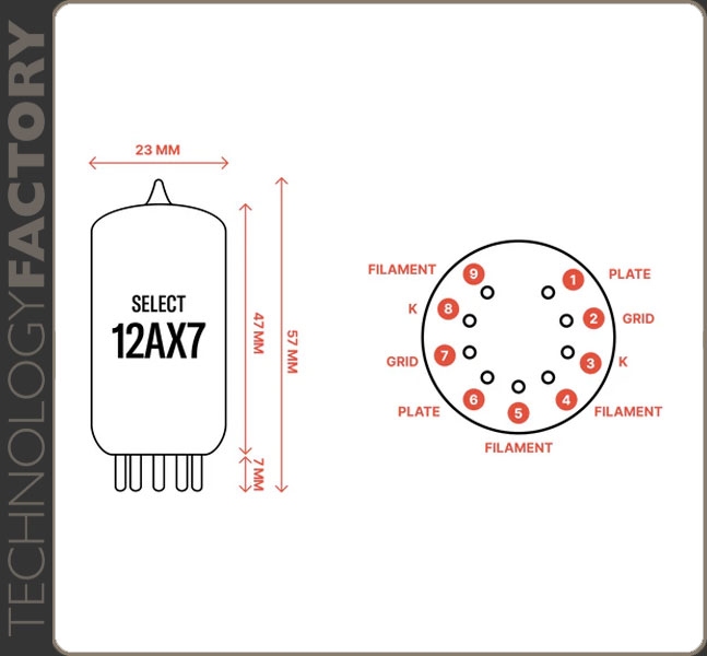 RAY TUBES SELECT 12AX7