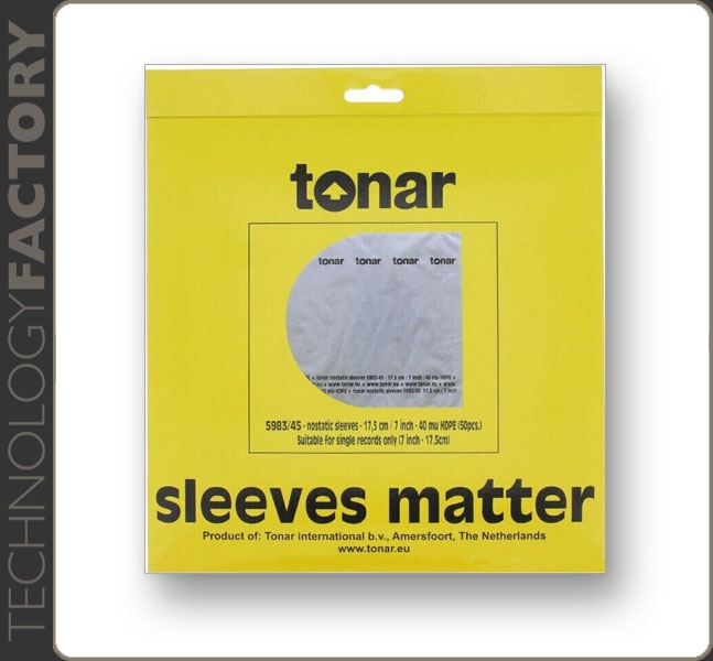 Tonar 7" NoStatic Inner Sleeves